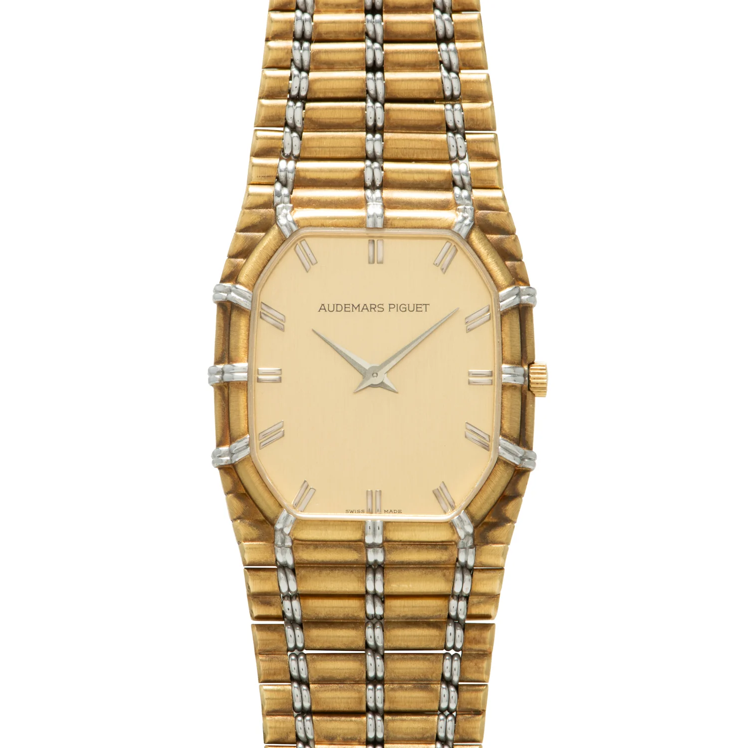 Audemars Piguet Two Tone 'Bamboo' Dress Watch — view 9