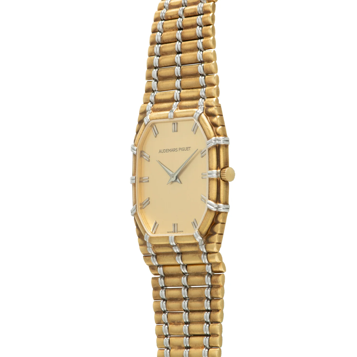 Audemars Piguet Two Tone 'Bamboo' Dress Watch — view 3