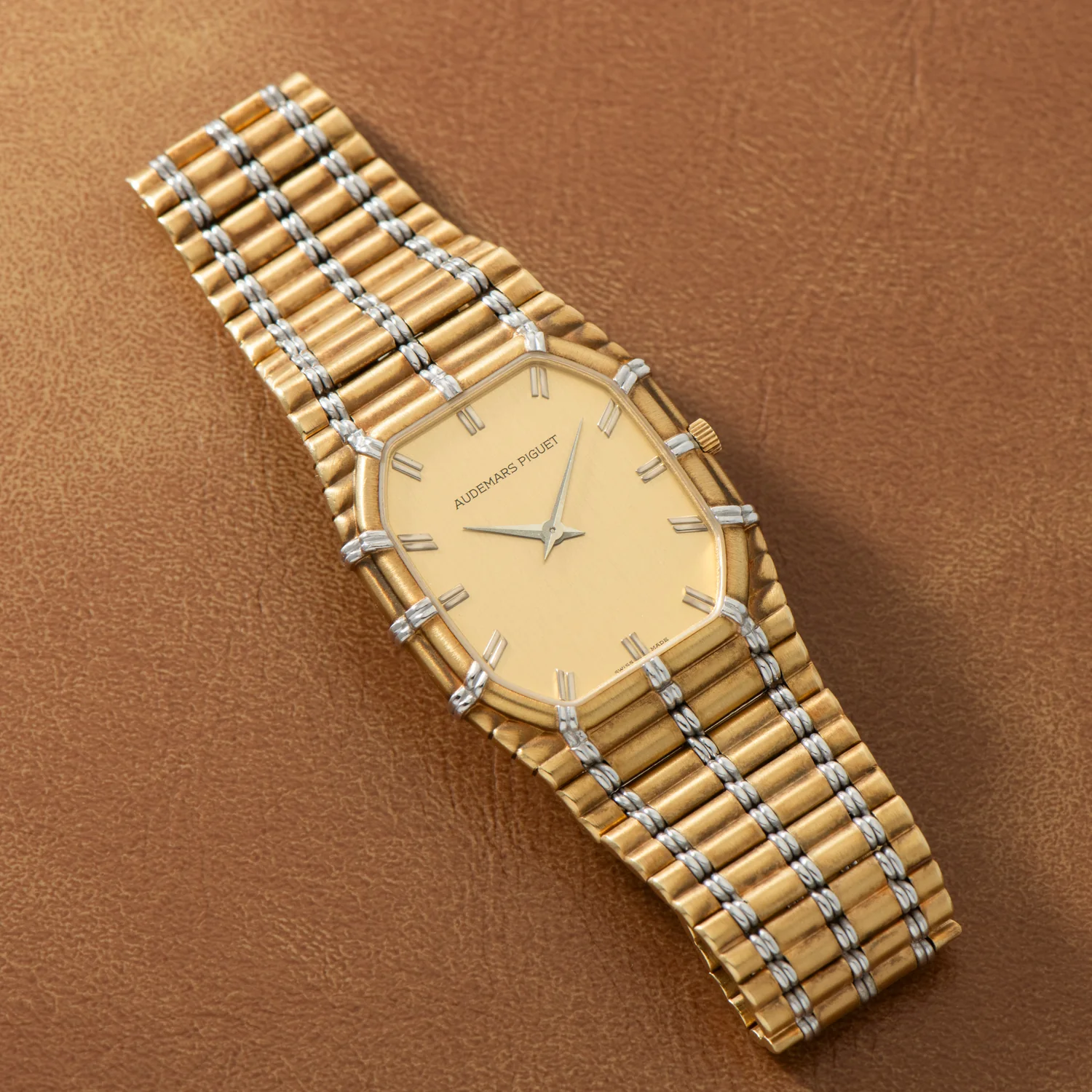 Audemars Piguet Two Tone 'Bamboo' Dress Watch — view 2