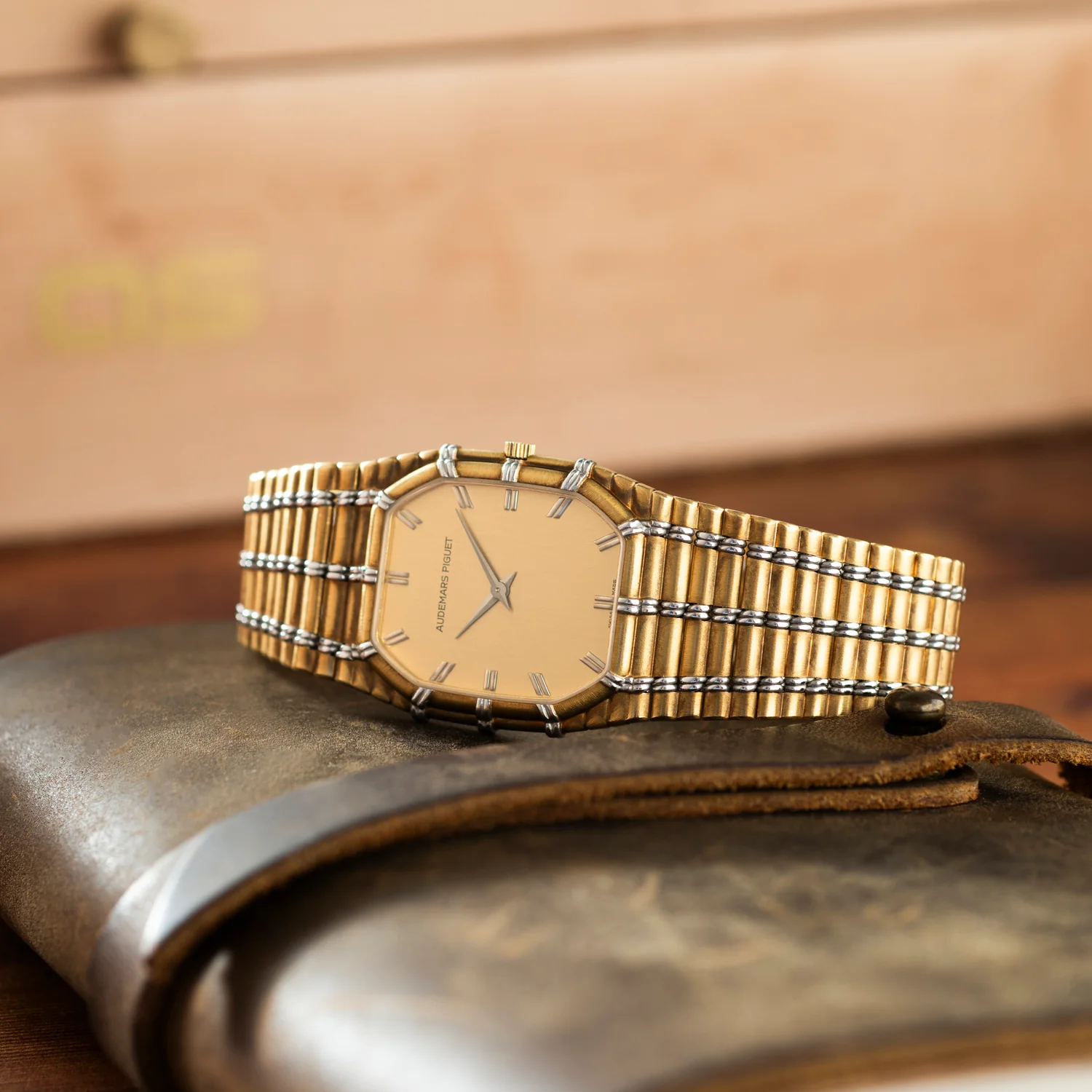 Audemars Piguet Two Tone 'Bamboo' Dress Watch — view 4